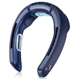 YOIIYO ネッククーラー 冷却プレート 首掛け扇風機 ネックファン 100段階風量調節 4000mAh大容量バッテリー 扇風機 羽なし 急速充電 携帯扇風機 首掛けクーラー 首 冷却 冷やす ネッククーラー