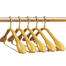 跡がつかないハンガー 滑らないハンガー 乾湿両用 型崩れ防止 はんがー ワイドショルダーハンガー 衣類ハンガー 洗濯物干し ハンガー 厚くす 衣類変形にくい 日常使用に最適 5本組