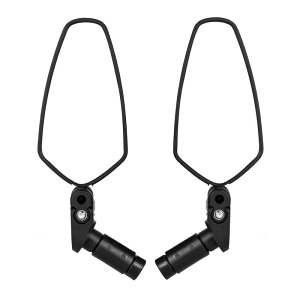 ROCKBROS(���b�N�u���X)���]�� �~���[ �o�[�G���h �o�b�N�~���[ �T�C�h�~���[ �� �E �Z�b�g �ʃ����Y �������Y ���^ 360°��] ���t���ȒP �L����p ���̖h�~ ��16-22mm�Ή� ���[�h�o�C�N �N���X