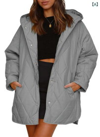 レディース ジャケット 冬 普段使い ファッション 菱形キルト フード付き 軽量 伸縮性 高級感 アイボリー