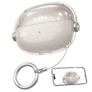 Shokz OpenDots ONE�p�̃P�[�X �J�o�[ ���b�N�@�\ ���������� �N���A�P�[�X TPU �y�� LED���C�g���� �ی�J�o�[ OpenDots ONE���C�����X�C���z���ی�P�[�X �J���r�i/�X�^���h�@�\�t��