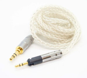 St.espoir �w�b�h�z�� �P�[�u�� �����p ���P�[�u�� �S�� 1.2m �v���O 3.5mm-2.5mm (���b�N�t������v���O) HD599 HD598�V���[�Y HPH-MT8 �ȂǂɎg�p�\ �V���o�[