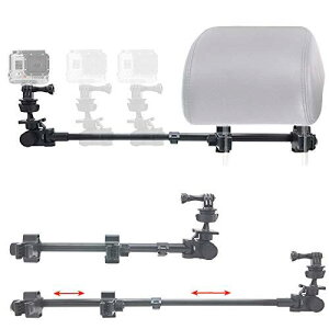 ChargerCity�f���A��Post Telescopic�w�b�h���X�g�}�E���gfor all GoPro Hero Session Sony Contour Roam Akaso Yi 4 K Action Cam�J�����Ƀ��R�[�h�h���t�gRace�g���b