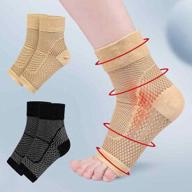 ソックス ストッキング 圧縮 弾力 アウトドア フィットネス 用 欧米風 ふくらはぎ 保護 足首 ガード 伸縮性 吸湿速乾 軽量 快適 サポート