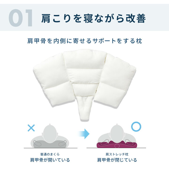 楽天市場】枕【医師監修】 枕 頸椎 肩甲骨 開く ストレッチ 効果 