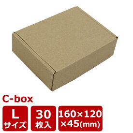 ダンボール 段ボール 小型ダンボール C-BOX L 160×120×45 30枚セット