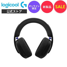 【SALE】【新製品】Logicool G ワイヤレス ゲーミングヘッドセット G325 LIGHTSPEED 24kHz マイク付き 充電 24時間連続使用 軽量 212g Bluetooth ブラック PS5 PS4 Xbox PC G325-BKda 国内正規品 1年間無償保証