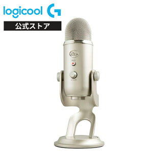Logicool G Blue Yeti i USB RfT[ }CN CGeB ubNAEg ubN&eB[ ~bhiCgu[ Vo[ zCg BM400 Xg[~O zM PS4 PS5 Q[~O {CX`b