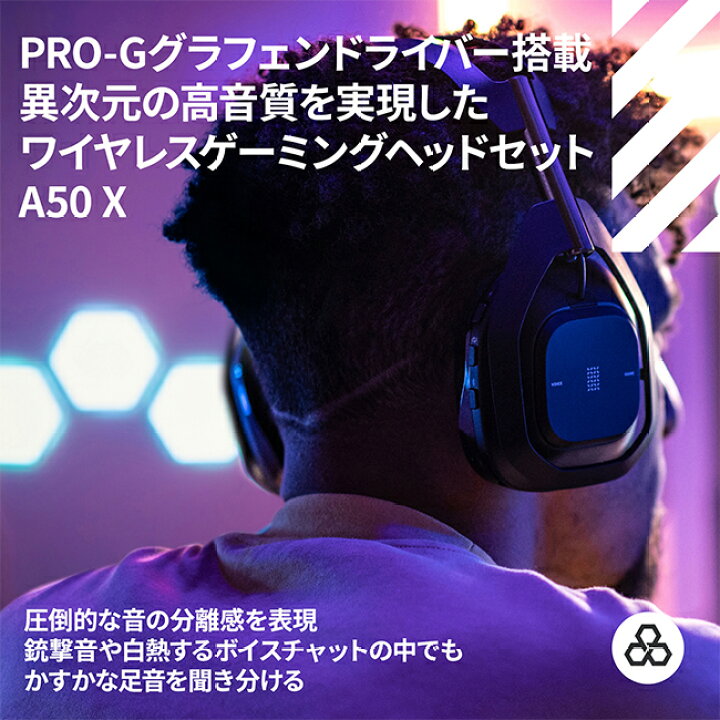 楽天市場】Logicool G ゲーミングヘッドセット ASTRO A50 X LIGHTSPEED 