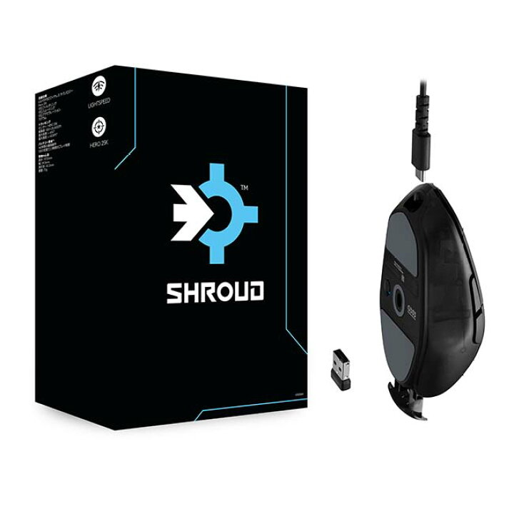 楽天市場 公式ストア限定 Logicool G ワイヤレス ゲーミングマウス G303sh Shroudエディション Hero25kセンサー Lightspeed 無線 75g 軽量 5ボタン 国内正規品 2年間無償保証 ロジクール 公式ストア