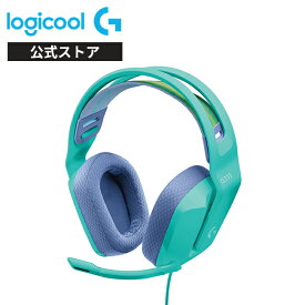 Logicool G ゲーミングヘッドセット G335 有線 2.1ch ステレオ 3.5mm 軽量 フリップミュート マイク PS5 PS4 PC Switch Xbox スマホ G335BK G335WH G335MN 国内正規品 2年間無償保証