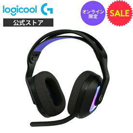 【SALE】Logicool G ワイヤレス ゲーミングヘッドセット G522 LIGHTSPEED 軽量 マイク付き Bluetooth 有線対応 90時間連続使用可能 LIGHTSYNC RGB PS5 PS4 PC windows Mac G522-BKda 国内正規品 1年間無償保証