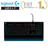 Logicool G ゲーミングキーボード 有線 G213r パームレスト 日本語配列 メンブレン キーボード 静音 LIGH…