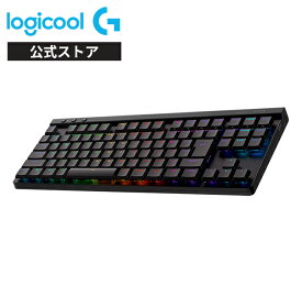 Logicool G G515 LIGHTSPEED ワイヤレス ゲーミング キーボード 赤軸 テンキーレス TKL 薄型 日本語配列 Bluetooth LIGHTSYNC RGB 無線 メカニカルキーボード 充電式 PC Windows Mac Chrome G515-WL-LNBK G515-WL-LNWH 国内正規品 2年間無償保証