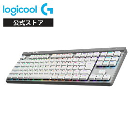 Logicool G G515 LIGHTSPEED ワイヤレス ゲーミング キーボード 赤軸 テンキーレス TKL 薄型 日本語配列 Bluetooth LIGHTSYNC RGB 無線 メカニカルキーボード 充電式 PC Windows Mac Chrome G515-WL-LNBK G515-WL-LNWH 国内正規品 2年間無償保証