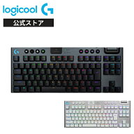 Logicool G ワイヤレス ゲーミングキーボード G915 X LIGHTSPEED TKL リニア タクタイル 赤軸 茶軸 テン…