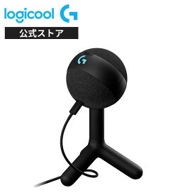 Logicool G Yeti Orb コンデンサー RGB ゲーミングマイク G-YETI-ORB-BK LIGHTSYNC対応 USB 単一指向性 カーディオイド PC Windows Mac ブラック 国内正規品 2年間無償保証