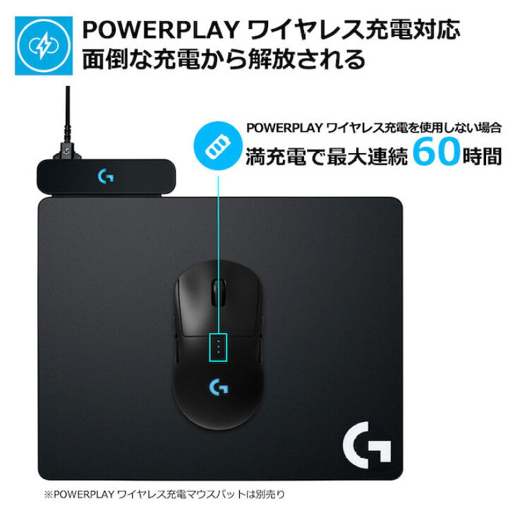 楽天市場】【SALE】Logicool G Pro Wireless ゲーミングマウス HERO25K 