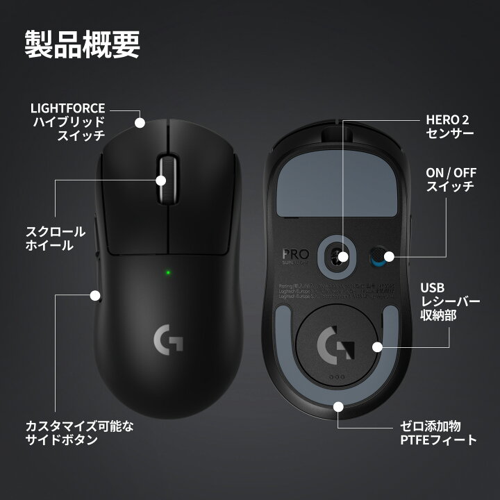楽天市場】【SALE】Logicool G PRO X SUPERLIGHT 2 ワイヤレス 