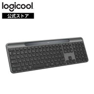 ロジクール Signature Slim Solar+ K980 ソーラー充電 キーボード 日本語配列 ワイヤレス 無線 Bluetooth…