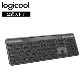 ロジクール Signature Slim Solar+ K980 ソーラー充電 キーボード 日本語配列 ワイヤレス 無線 Bluetooth Logi Bolt 電池交換不要 Windows Mac Chrome iPhone iPad K980GR グラファイト 国内正規品 2年間無償保証