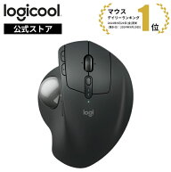 ロジクール ワイヤレスマウス トラックボール MX ERGO S 無線 静音 Bluetooth & Logi Bolt 8ボタン USB-C…