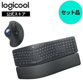 【お得なセットで5％OFF】 ロジクール エルゴノミック キーボード + ワイヤレスマウス トラックボール [ K860 + M575SPGR ]