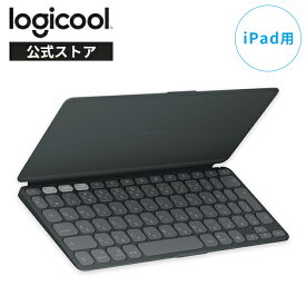 ロジクール KEYS-TO-GO 2 for iPad ワイヤレス キーボード iK1043GRA 薄型 軽量 222g Bluetooth 無線 Easy-Switch 日本語配列 電池寿命36ヶ月 Mac iPad iOS グラファイト 国内正規品 2年間無償保証