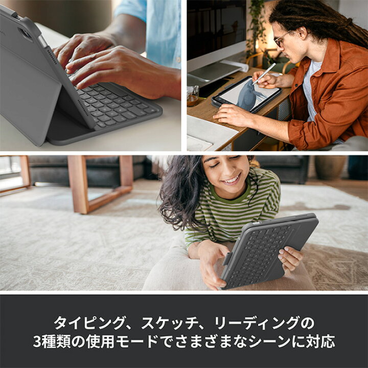 楽天市場】ロジクール Slim Folio iPad 11インチ A16 & 10.9インチ 第 