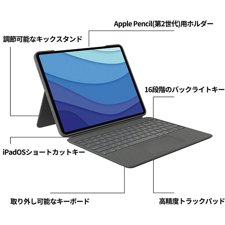 楽天市場】ロジクール iPad Pro 11インチ 第4、第3、第2、第1世代対応 