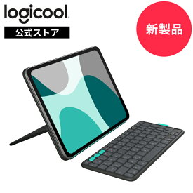 【新製品】ロジクール Flip Folio iPad Pro 11インチ M4 & iPad Air 11インチ M3 / M2 用 iK1185GRA ワイヤレス キーボード付きケース 日本語配列 着脱式 キーボード 軽量 Bluetooth グラファイト 国内正規品 2年間無償保証