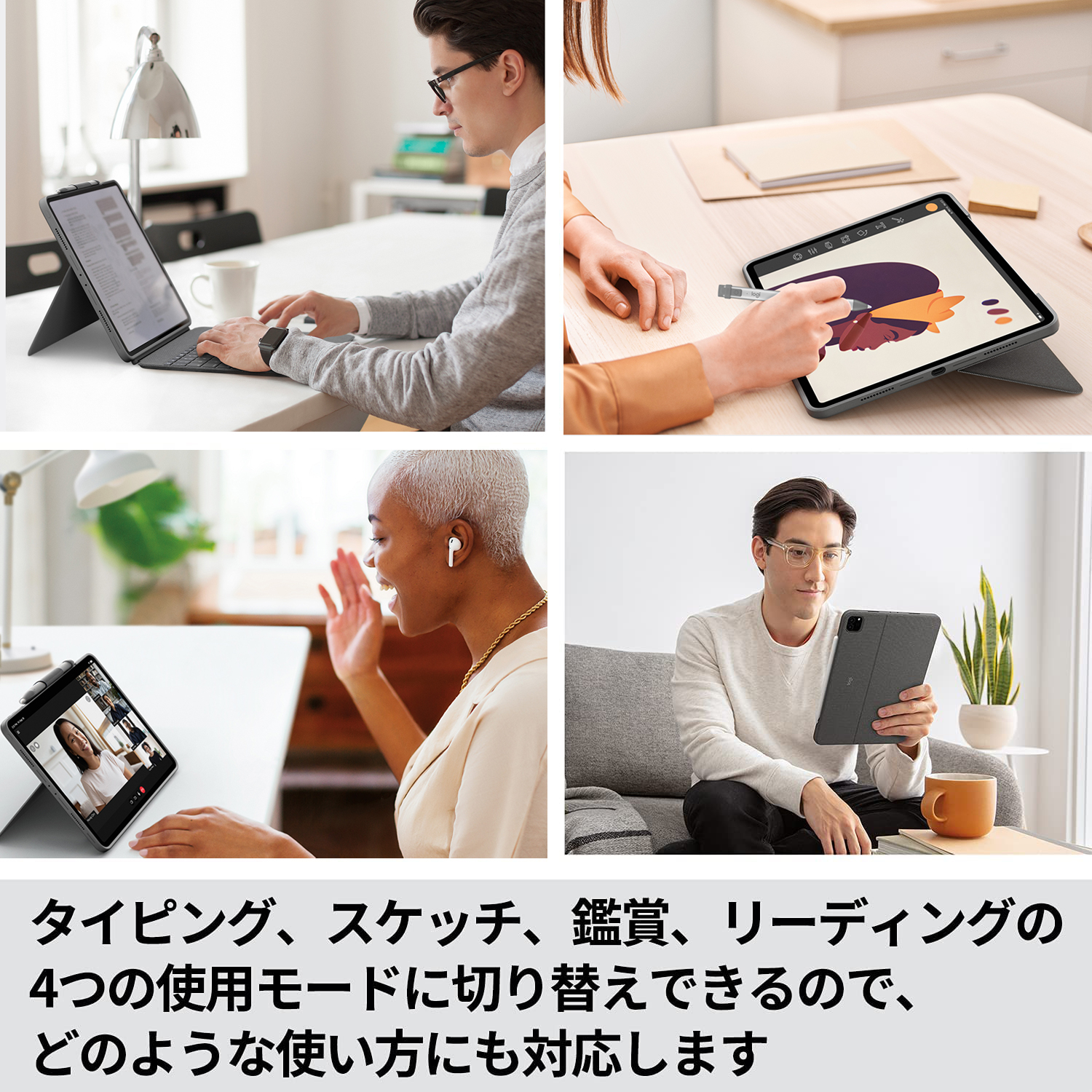 PC/タブレット タブレット 楽天市場】ロジクール iPad Pro 12.9インチ 第6世代 第5世代対応 
