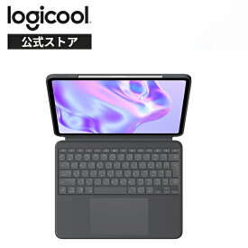 ロジクール Combo Touch iPad Pro 13インチ M4対応 iK1276GRA トラックパッド付き キーボード一体型ケース 軽量 日本語配列 スマートコネクタ 着脱式 バックライト 国内正規品 2年間無償保証