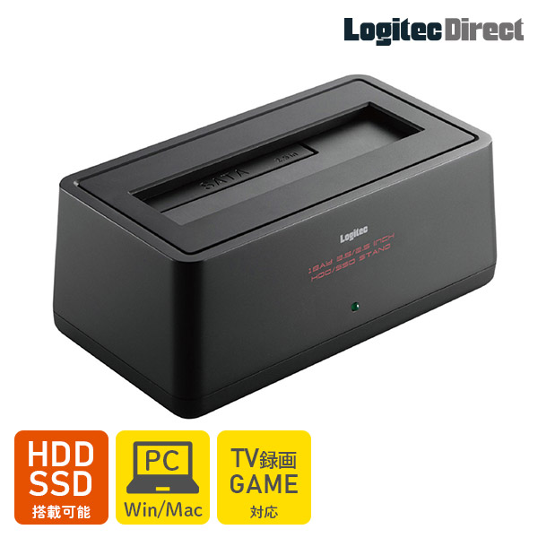 超特価 テレビ録画にも対応 ホコリ侵入防止カバー付き ハードディスクスタンド HDDケース 1BAY 3.5インチ 2.5インチ USB3.2 人気商品の LHR-L1BSTWU3D ハードディスクケース SSD対応 HDDスタンド HDD Gen1 xcr USB3.0