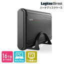 ロジテック HDDケース 3.5インチ SATA ハードディスクケース USB3.2(Gen1) HDD ケース テレビ録画 Win11 Mac 対応 電…