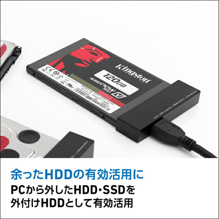 楽天市場】ロジテック HDD SATA/USB3.1(Gen1) / USB3.0 変換アダプタ 2.5インチ HDD/SSDを外付けストレージ化 【 LHR-A25SU3】 ロジテックダイレクト限定 : ロジテックダイレクト＠楽天市場店