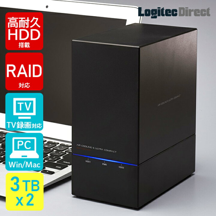 楽天市場】ロジテック RAID対応 ハードディスク HDD 6TB(WD Red Plus 