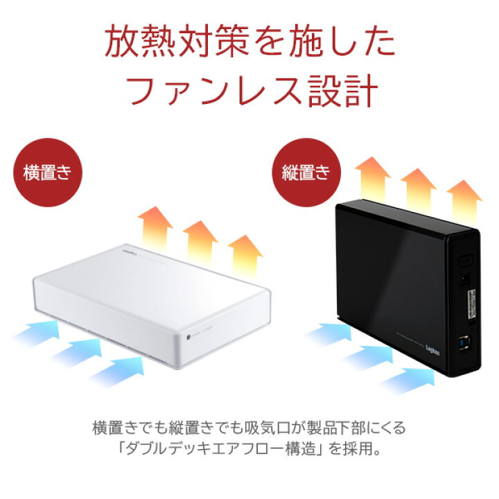 楽天市場】ロジテック ハードディスク 3TB WD Red Plus 搭載モデル 
