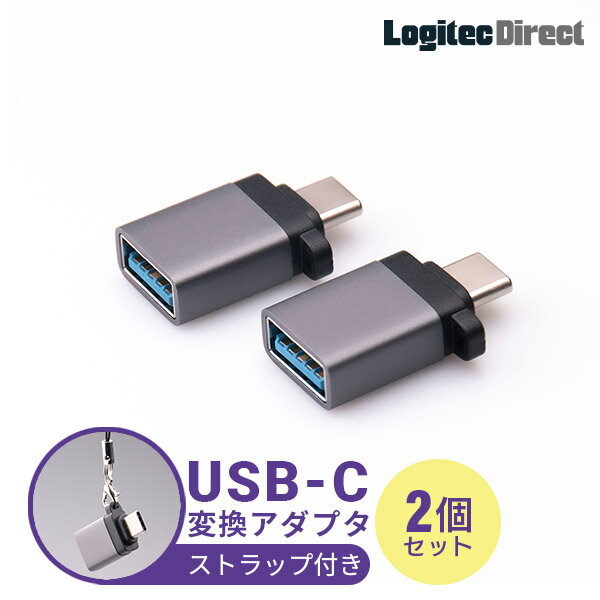 Logitec USB Type-C 変換アダプタ2個セット ロジテックダイレクト限定