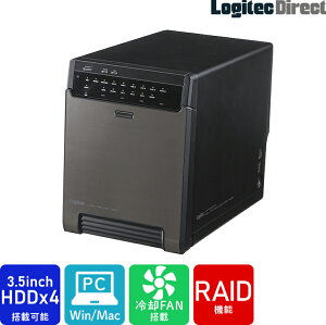 [9/11 1:59�܂�P5�{!] ���W�e�b�N RAID �@�\ HDD�P�[�X 4�� 4BAY 3.5�C���` �n�[�h�f�B�X�N�P�[�X USB3.2(Gen1) eSATA USB3.0 �e���r�^�� Win11 Mac �Ή� �yLHR-4BRHEU3�z ���W�e�b�N yori rpp