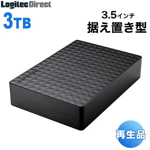 【訳あり】シーゲート 外付けHDD 3TB テレビ録画 外付けハードディスク HDD Expansion USB3.1(Gen1) / USB3.0 3.5インチ ブラック 【再生品】【SGD-MX030UBK-YY】