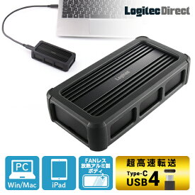 [6/27 1:59までポイント10倍]USB 4 M.2 NVMe SSD ケース 外付け Type-C PCIe Gen3×2/Gen4 トンネリング 40Gbps M-Key B&M-Key 2280 / 2260 / 2242 / 2230Thunderbolt 3/4 USB3.2/3.1/3.0 4TBまで PS5 PS5Pro Mac iPad Pro Windows11 R:3800MB/s LHR-LPNVWU4CD rpp
