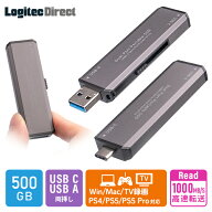 SSD 外付け 500GB 高速 R:1000MB/S type-C type-A 両対応 ポータブル テレビ録画 TV USB-C typeC USB3.2 …