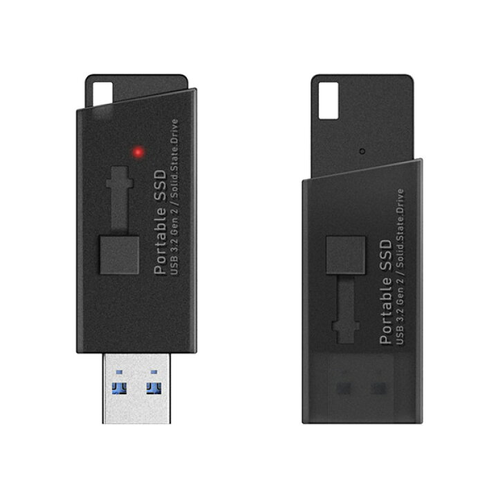 10424円 【期間限定特価】 Logitec SSD 外付け 1TB USB3.2 Gen2 読込速度600MB 秒 PS5 PS4動作確認済 USBメモリサイズ 日本製 ブラック ロジテックダイレクト限定 nss