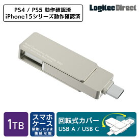外付け SSD USB Type-A / USB Type-C 両挿し スティック型 コンパクト USBメモリサイズ USB3.2 Gen2 PS4 PS5 動作確認済 1TB LMD-SPE100UAC new rpp