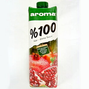 Aroma(アロマ) ざくろ・りんご100%果実 ミックスジュース1L