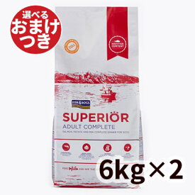 【正規輸入品】フィッシュ4ドッグ スーペリア アダルト犬用 12kg（6kg×2）