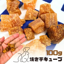 【新商品】【20%OFF】おやつ 無添加 国産 焼き芋キューブ 100g ロゴスペット 犬猫用 さつまいも いも ポテト スイートポテト 犬のおやつ 猫のおやつ WNS
