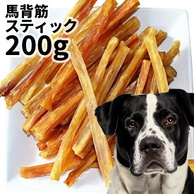 おやつ 無添加 モンゴル産 馬背筋スティック 犬用 200g ロゴスペット ペット 犬用 シニア 馬のおやつ アレルギー ガム 硬い トリーツ