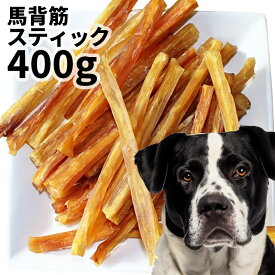おやつ 無添加 モンゴル産 馬背筋スティック 犬用 400g ロゴスペット ペット 犬用 シニア 馬のおやつ アレルギー ガム 硬い トリーツ